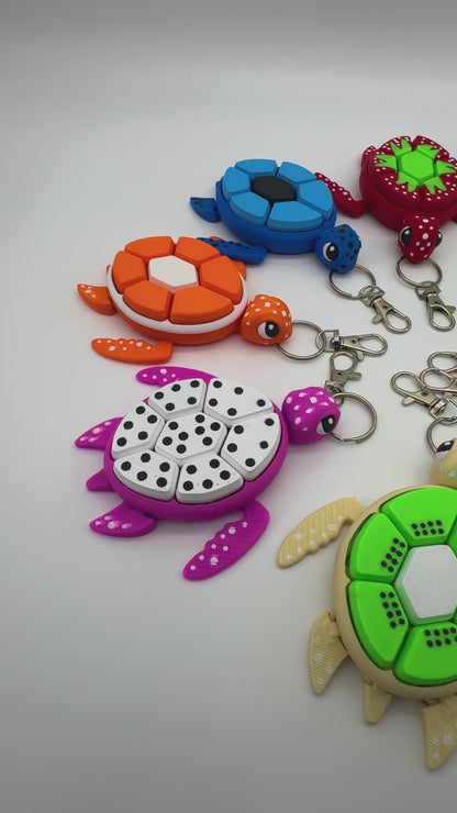 Turtle Fruit Fidget Clicker - 8 Unique Fruits