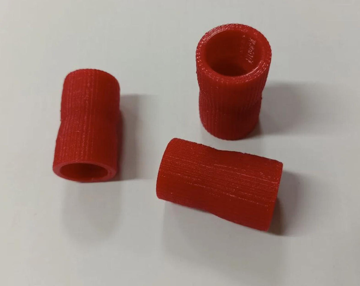 Red toothpaste transfer adapters