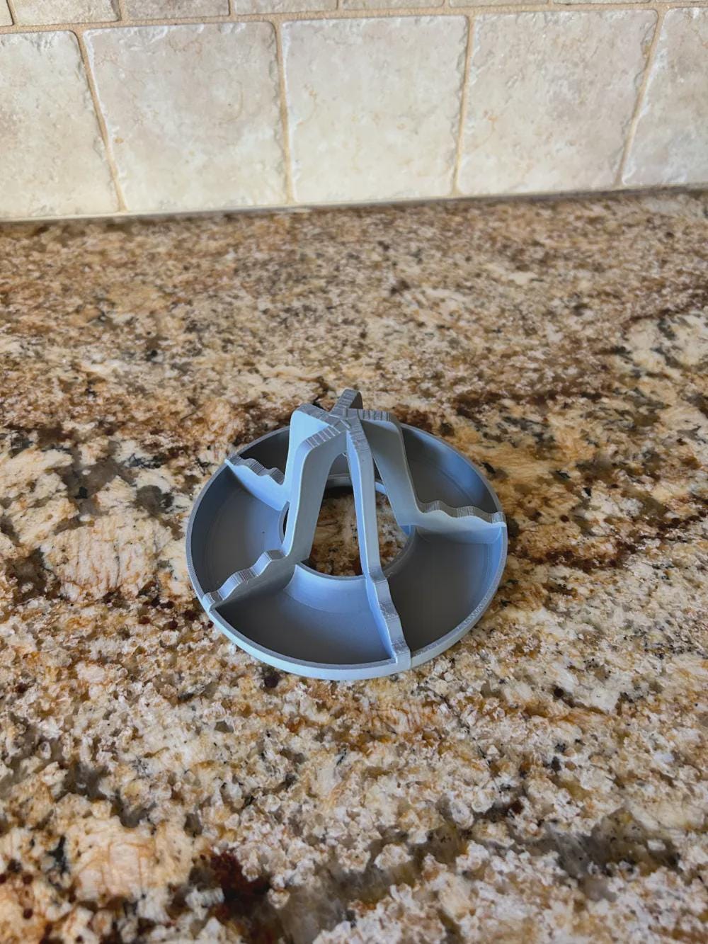 Top angled view of the bottle drying rack