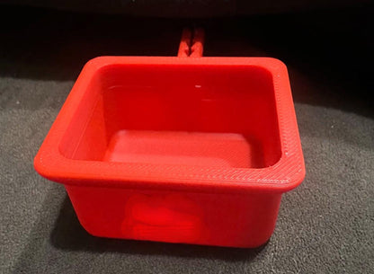 Universal dipping sauce holder clip detail
