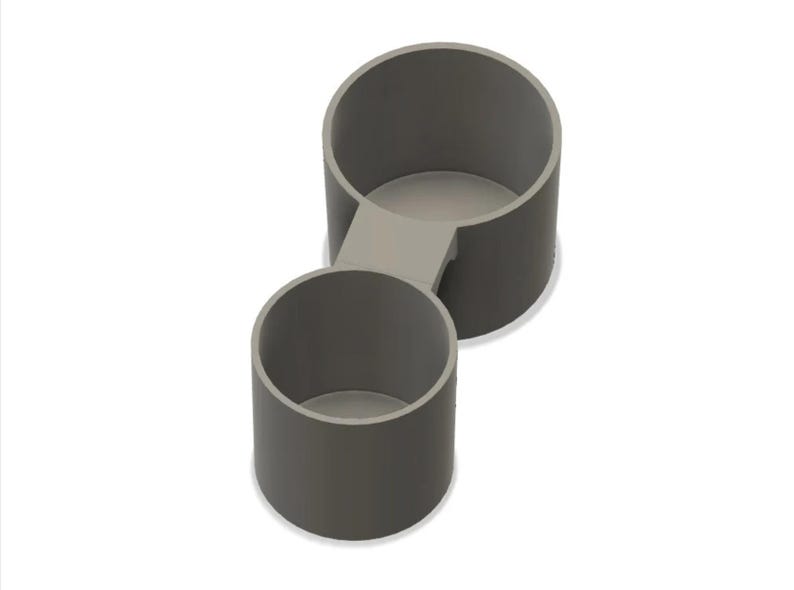 Mini Cooper cup holder extender product view