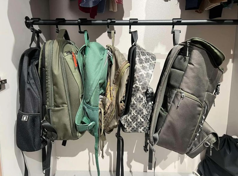 Backpack hanger hook product view