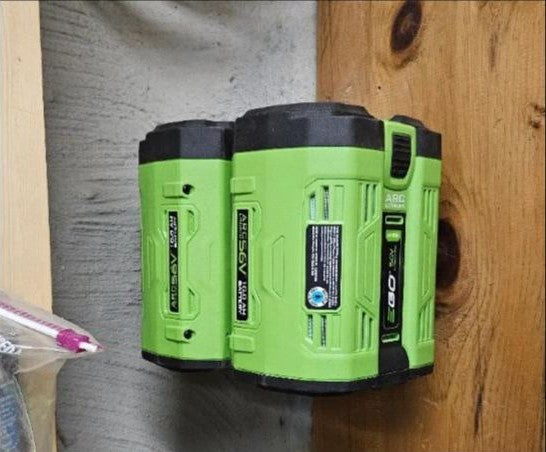 EGO 56V Dual Battery Wall Mount - 2-Slot Holder