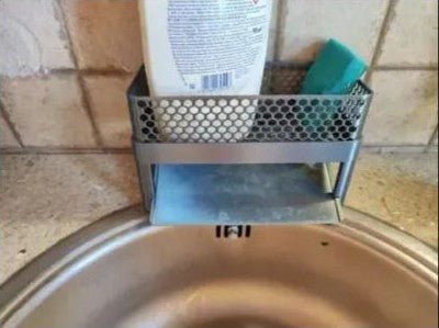 Self-Draining Sink Caddy - Modular Kitchen Organizer