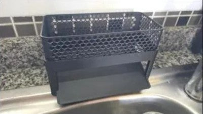 Self-Draining Sink Caddy - Modular Kitchen Organizer