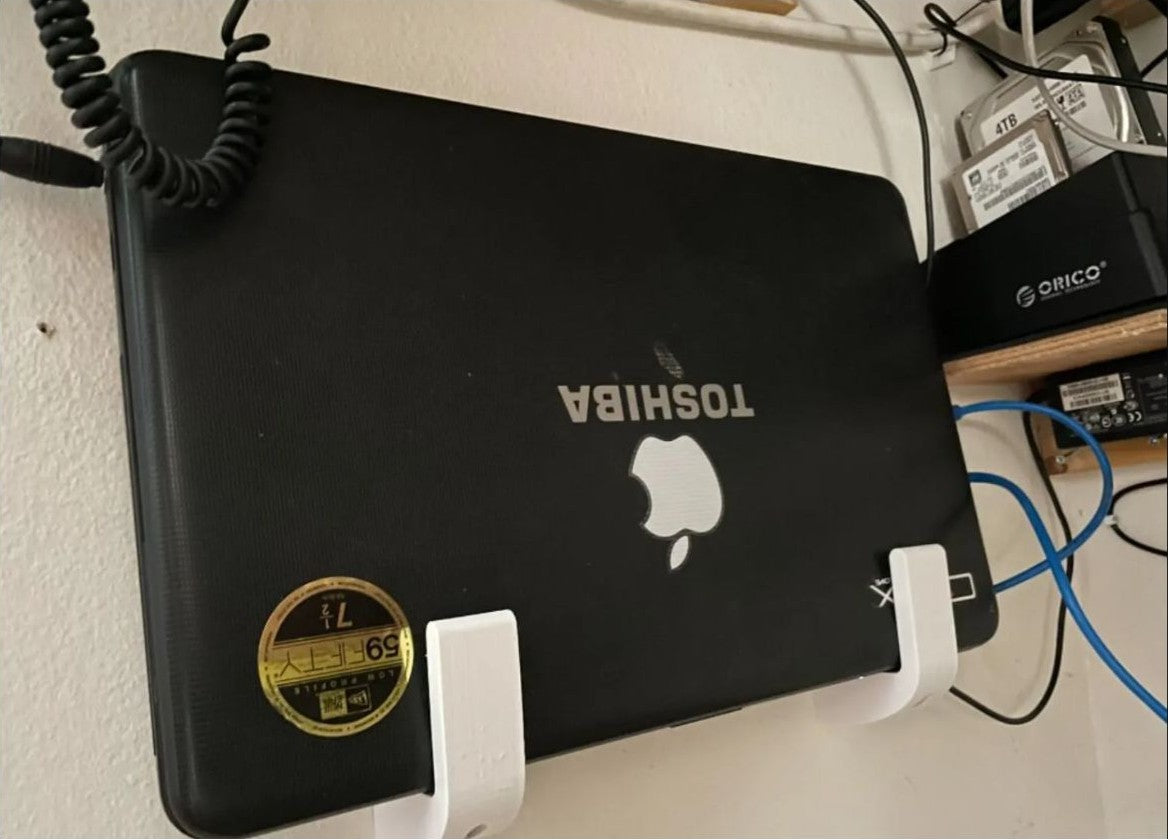 Universal Laptop Wall Mount - Pair of Brackets