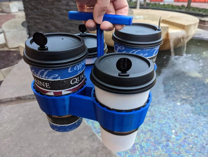 4-Cup Coffee Carrier - Holder or Bottom Tray
