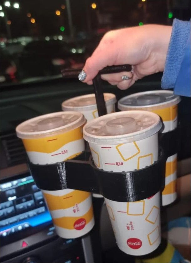 4-Cup Coffee Carrier - Holder or Bottom Tray