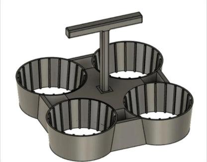 4-Cup Coffee Carrier - Holder or Bottom Tray