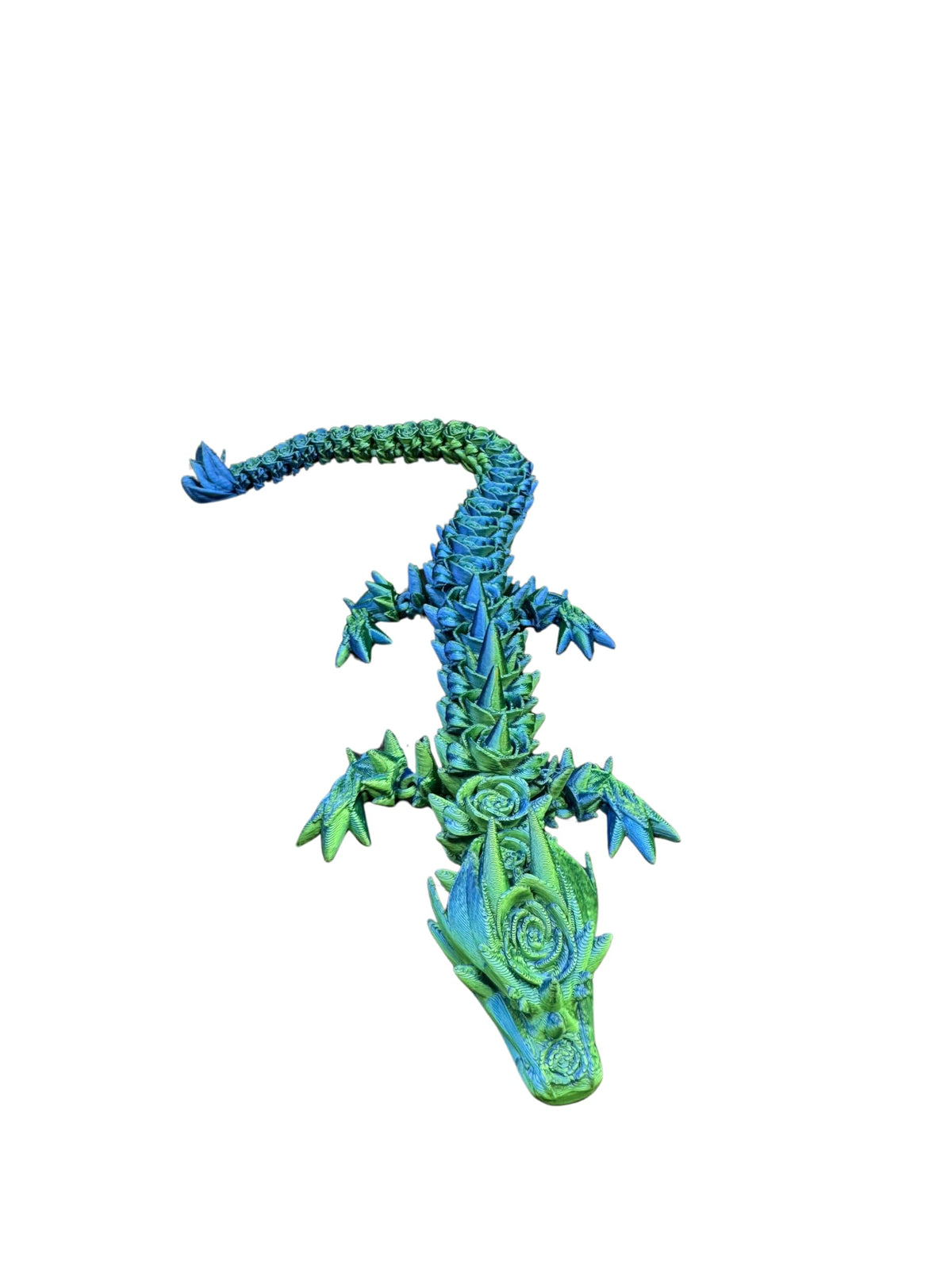 Rose Dragon - Articulated Floral Fidget