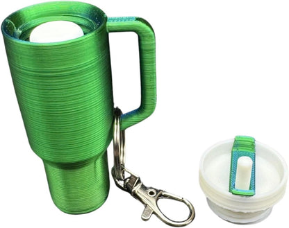Tumbler Lip Balm Holder - Keychain Case