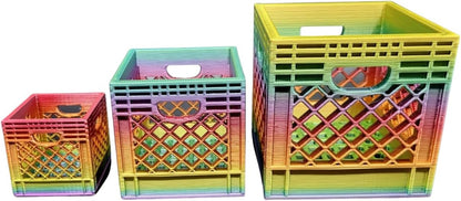 Miniature Milk Crate - Small Item Organizer