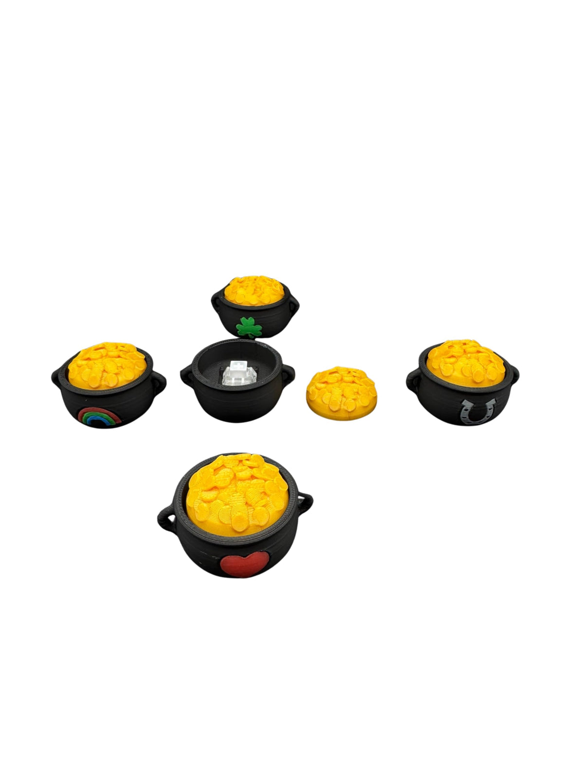 Pot of Gold Fidget Clickers - Mechanical Desk Toys