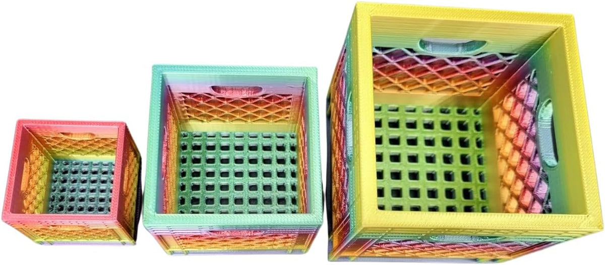 Miniature Milk Crate - Small Item Organizer