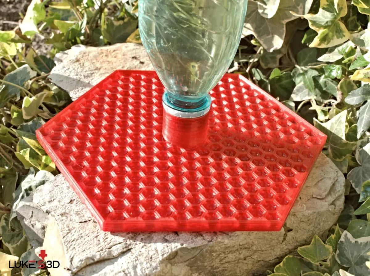Bee Feeder - Plastic Water Bottle Tray