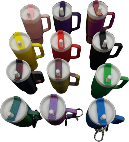 Tumbler Lip Balm Holder - Keychain Case