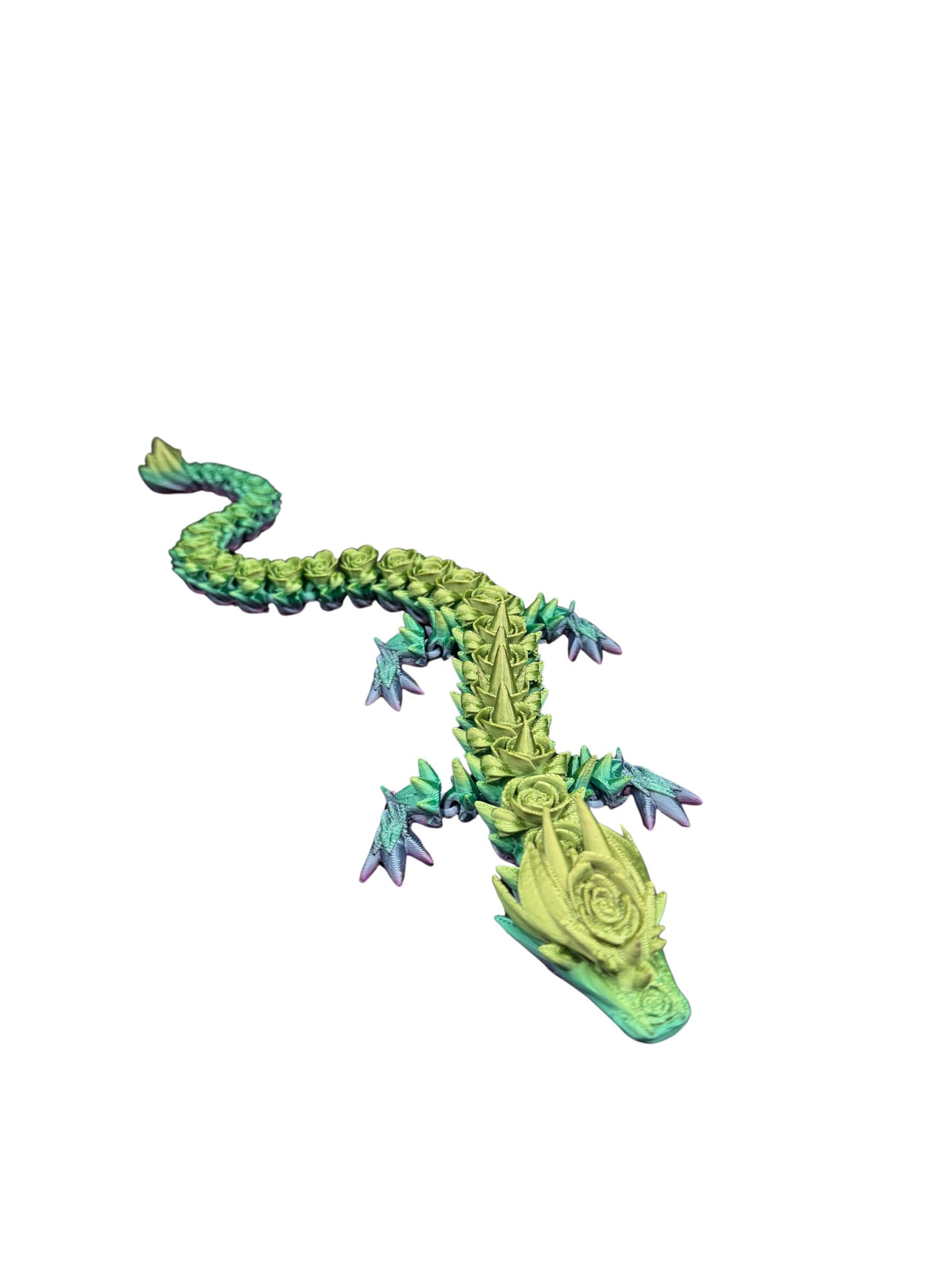 Rose Dragon - Articulated Floral Fidget