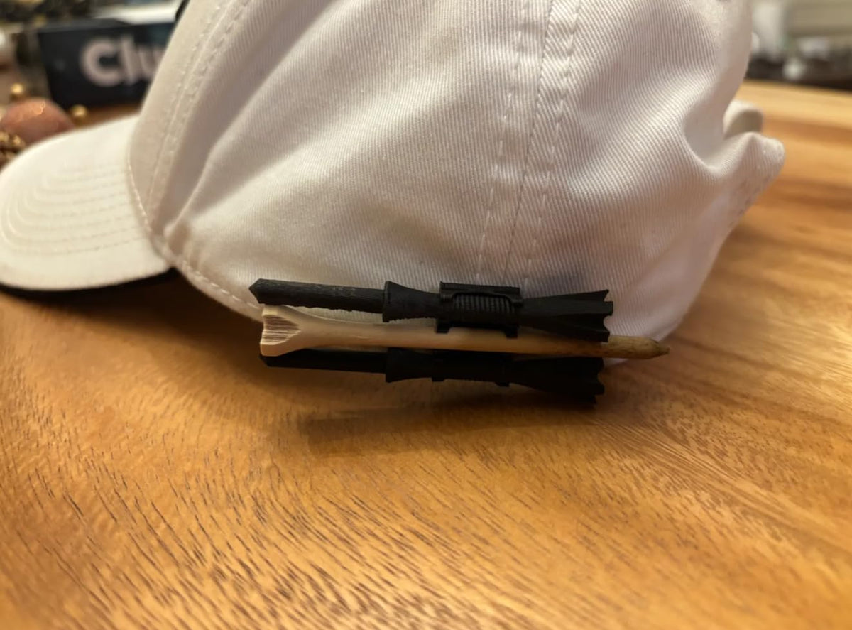 Golf Tee Hat Clips - 2-Pack