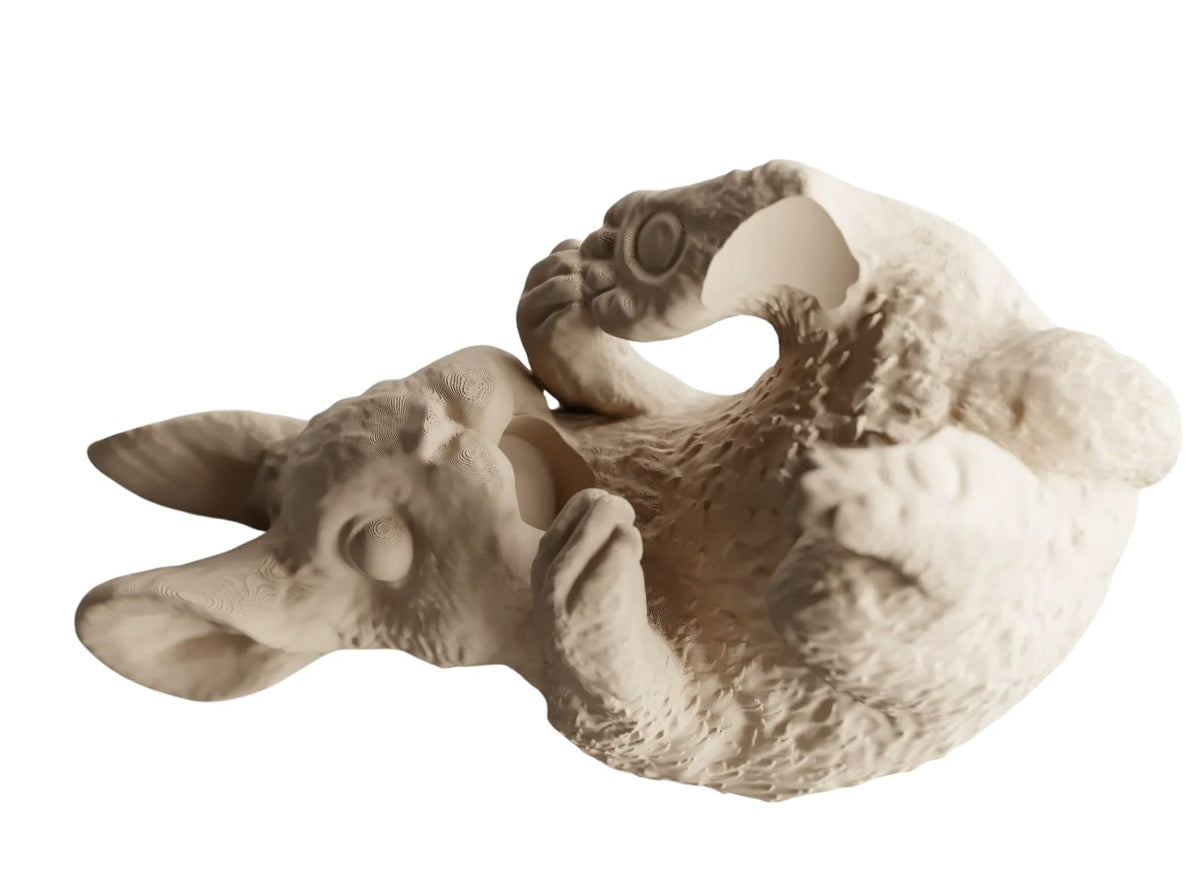 Bunny Wine Bottle Holder - Rabbit Display Stand