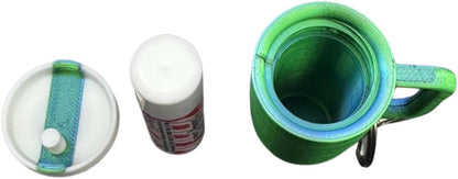 Tumbler Lip Balm Holder - Keychain Case