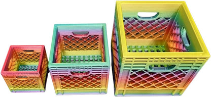 Miniature Milk Crate - Small Item Organizer