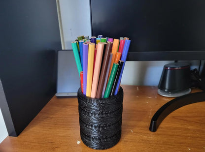 Stacked Tires Pen Holder - Desk Organizer