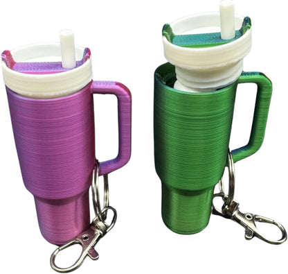 Tumbler Lip Balm Holder - Keychain Case