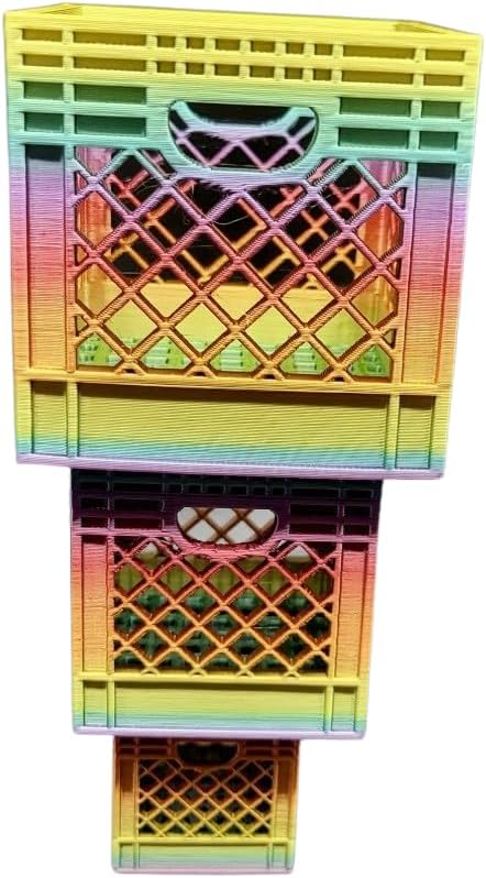 Miniature Milk Crate - Small Item Organizer