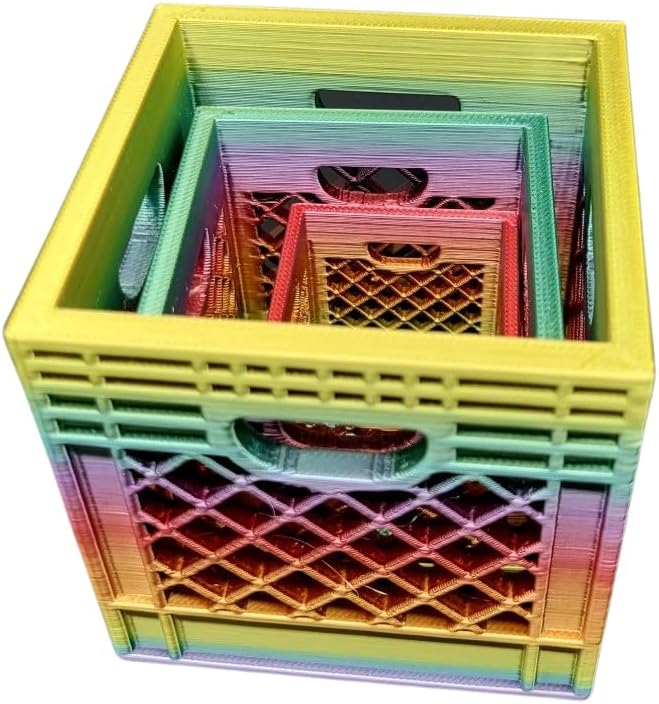 Miniature Milk Crate - Small Item Organizer