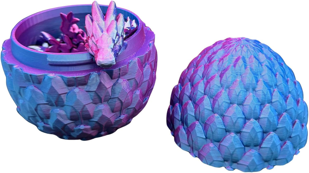 Surprise Gemstone Dragon with Egg - 16-Inch